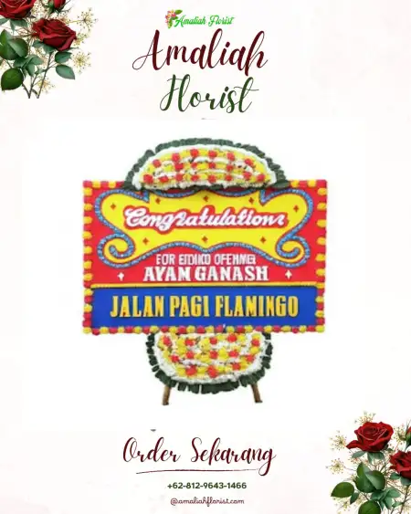 Sewa Papan Bunga Warung Jaud